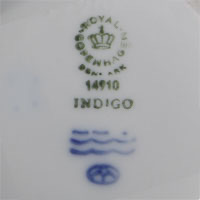 Indigo, stempel.