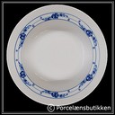 Rosenknop, tallerken fra Den Kongelige Porcelænsfabrik med dekorationsnummer 408